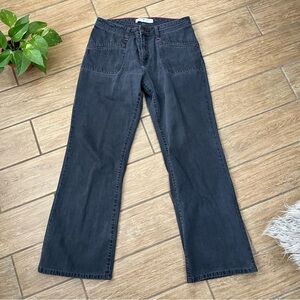 Tommy Hilfiger Jeans Y2K Straight Leg Black ERO-ERO 2003 Size 12